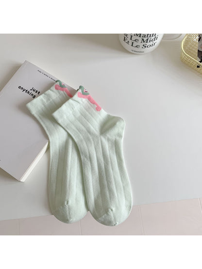 Rufia - Sweet Animal Ribbed Crew Socks product image 5