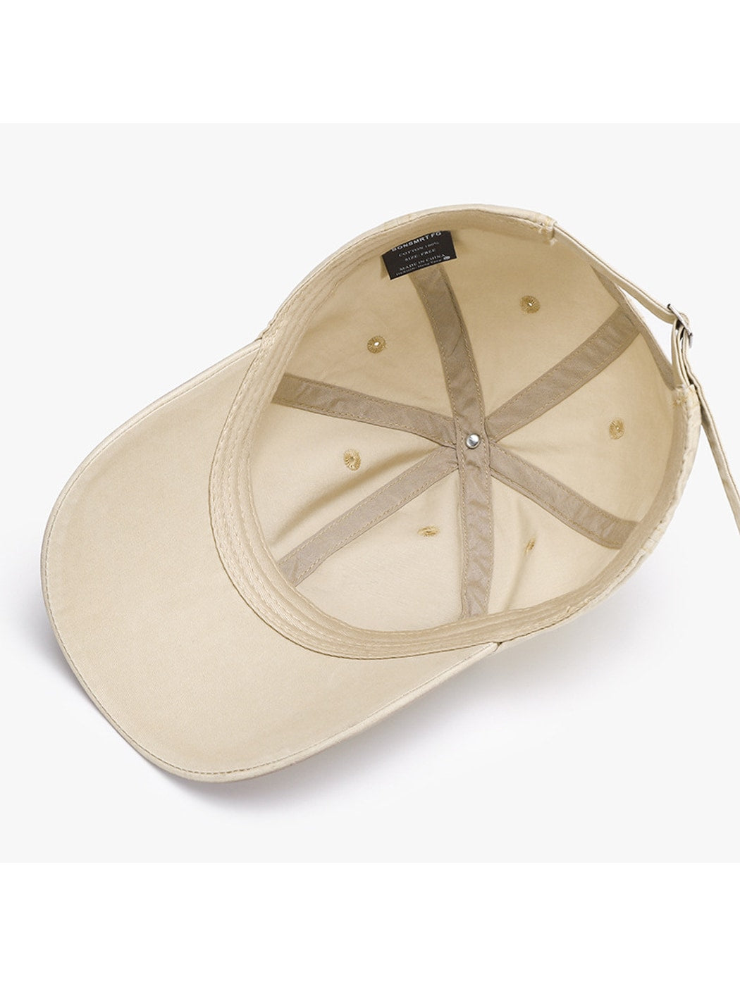 Haila - Embroidered Washed Curved Brim Baseball Cap