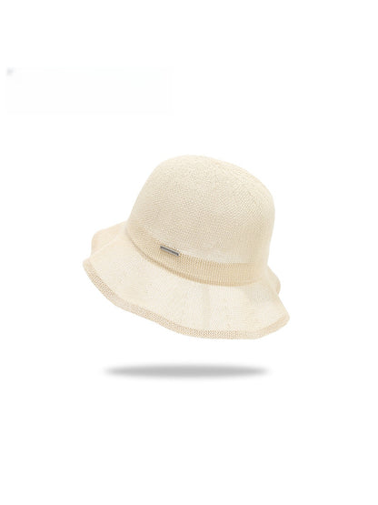 Haila - Wide Wavy Brim Women's Bucket Hat