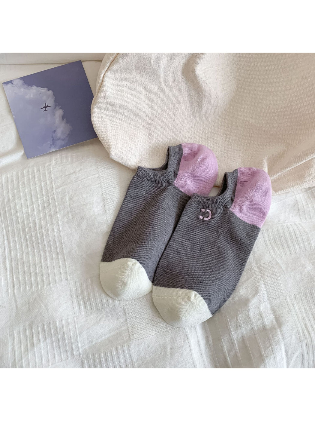 Rufia - Smile Color Block No Show Socks product image 8