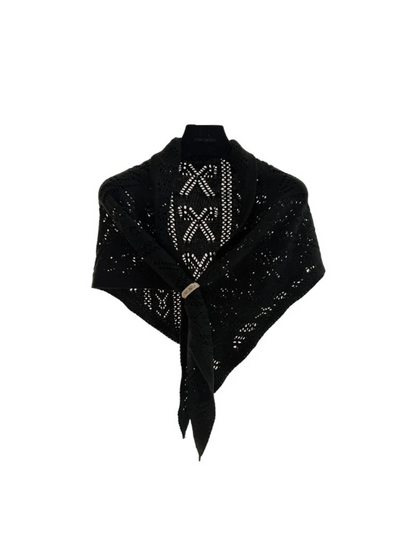Scarvii - Textured Crochet Triangle Wrap