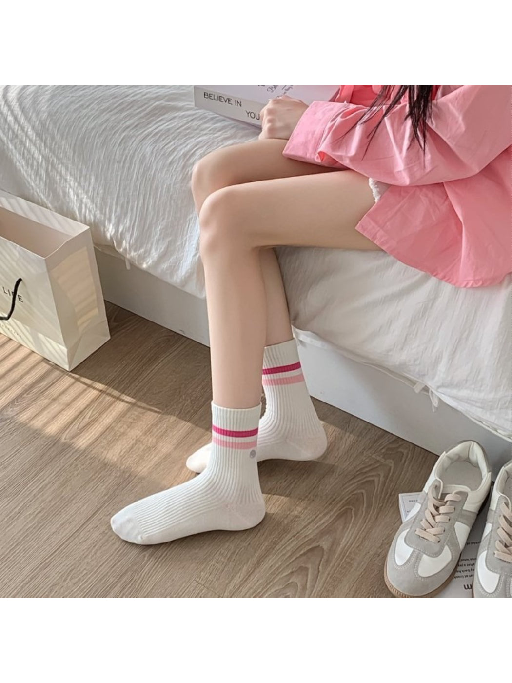 Rufia - Sport Stripe Rib Crew Socks product image 2
