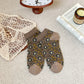 Rufia - Floral Pattern Low-Cut Socks