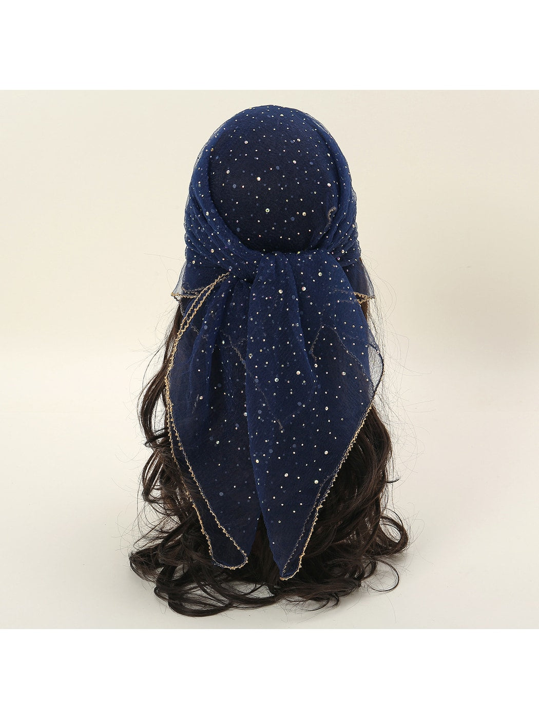 Scarvii - Sparkle Dot Fashion Square Scarf