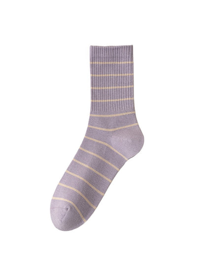 Rufia - Women's Striped Mid-Calf Socks