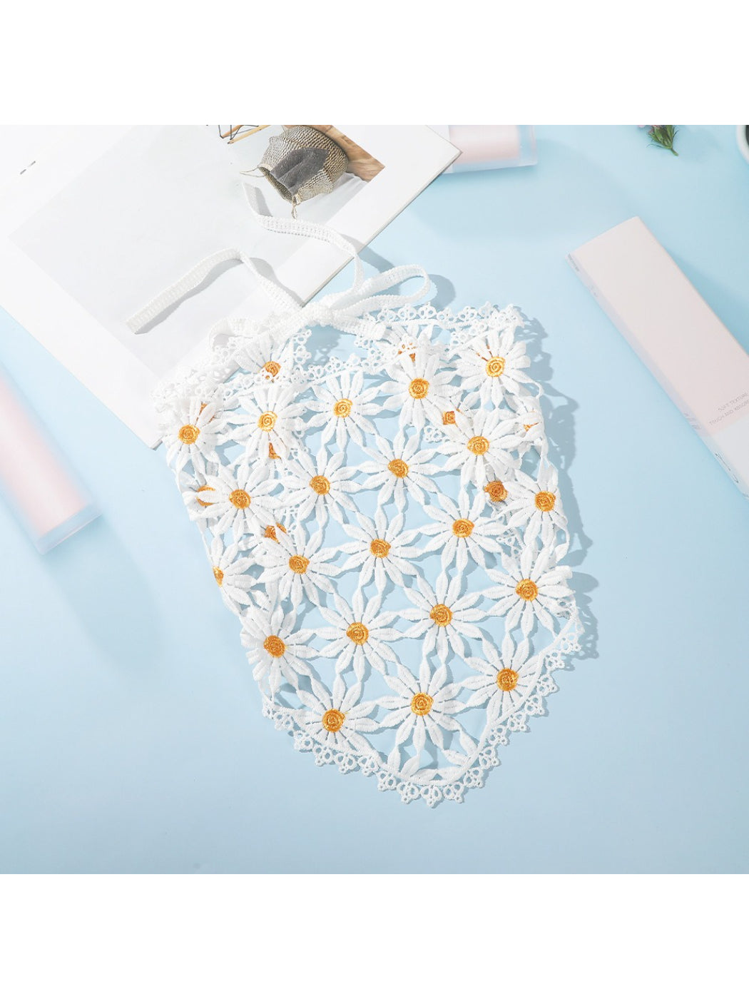 Scarvii Floral Lace Hair Scarf Headband