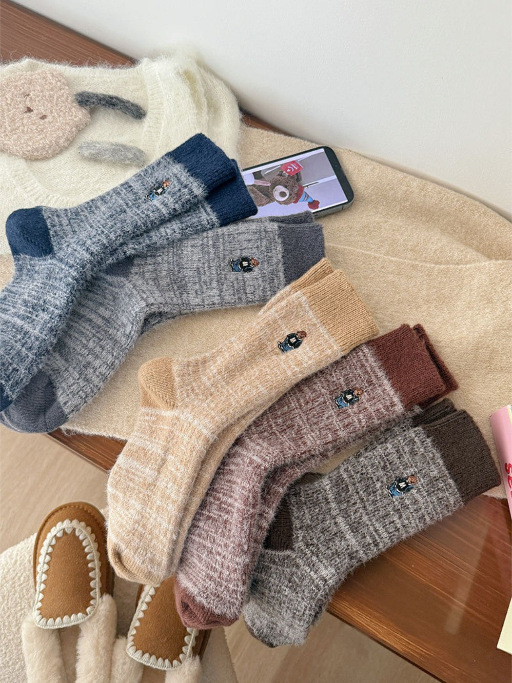 Rufia - Everyday Motif Crew Socks