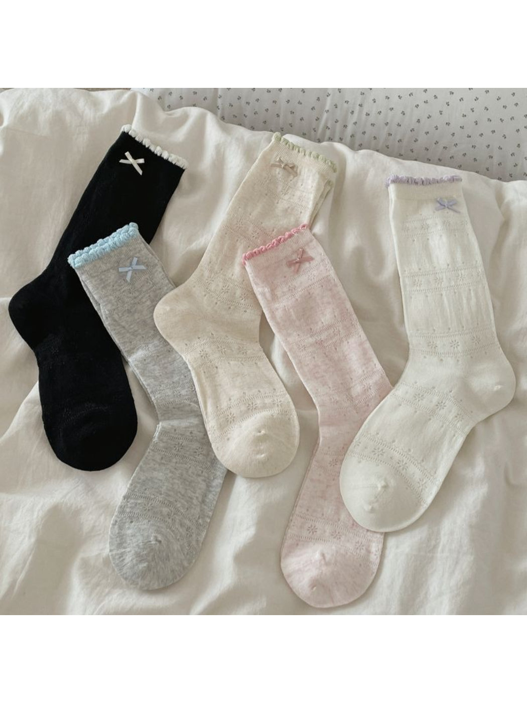 Rufia - Classic Bow Knit Crew Socks product image 3