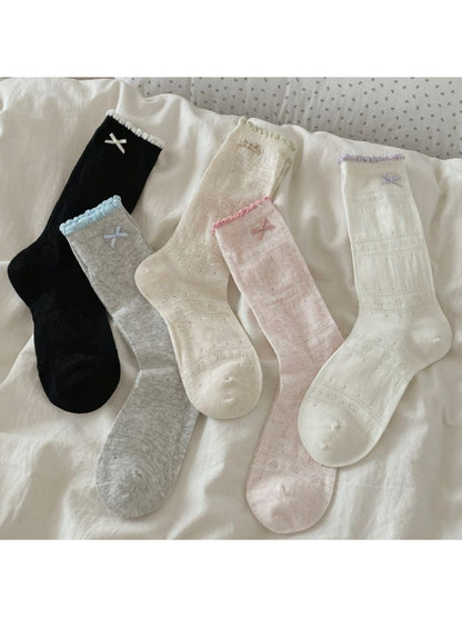 Rufia - Classic Bow Knit Crew Socks product image 3
