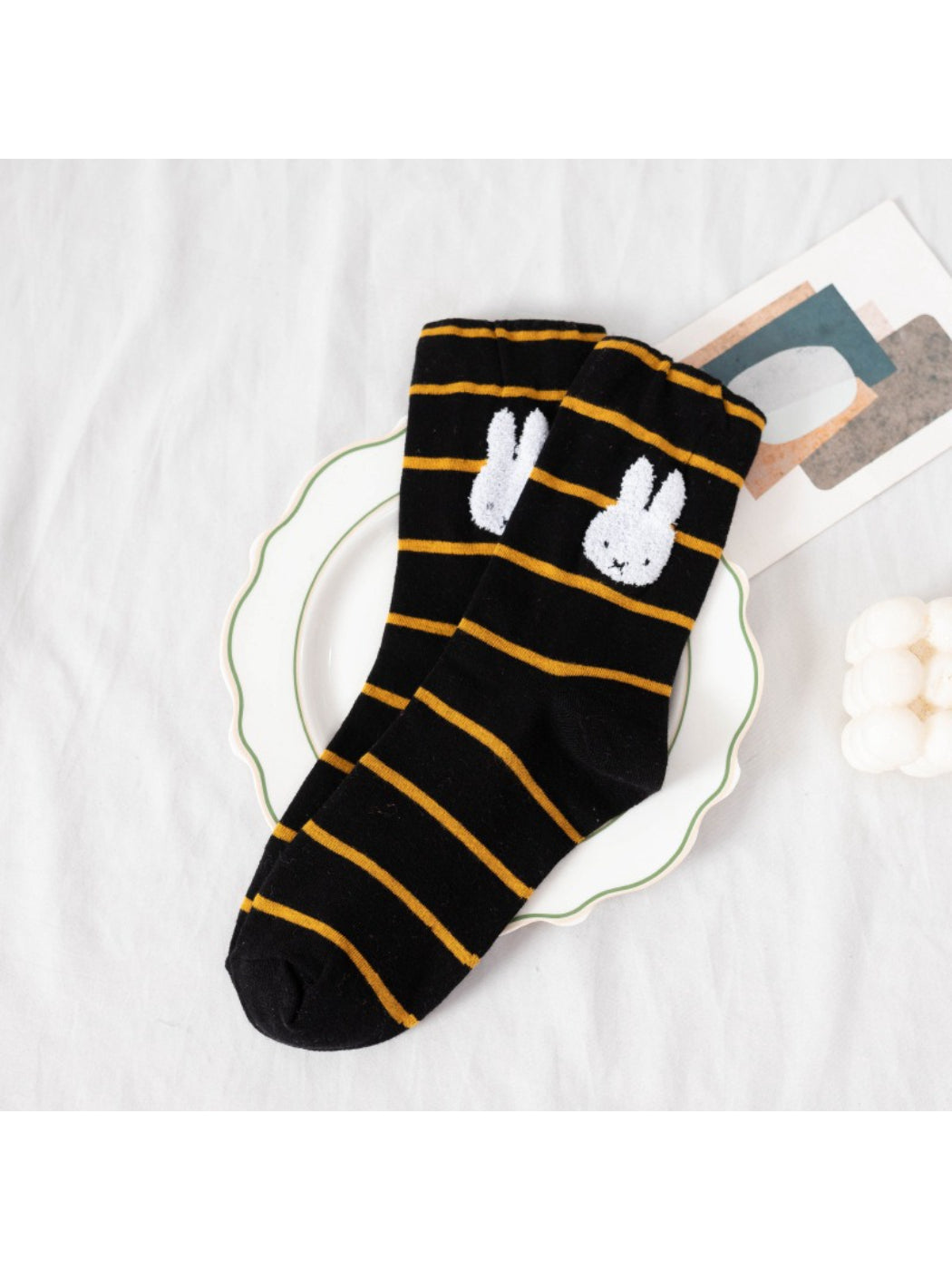 Rufia - Bunny Stripe Crew Socks product image 4