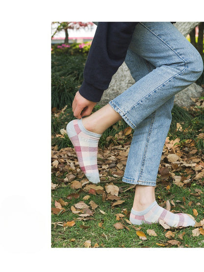 Rufia - Summer Plaid Ankle Socks