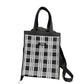 Cosbai - Black & White Large Capacity Tote Bag - Bold & Spacious