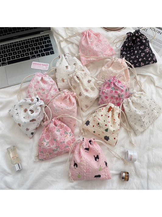Cosbai - Cartoon Drawstring Pouch & Storage Bag