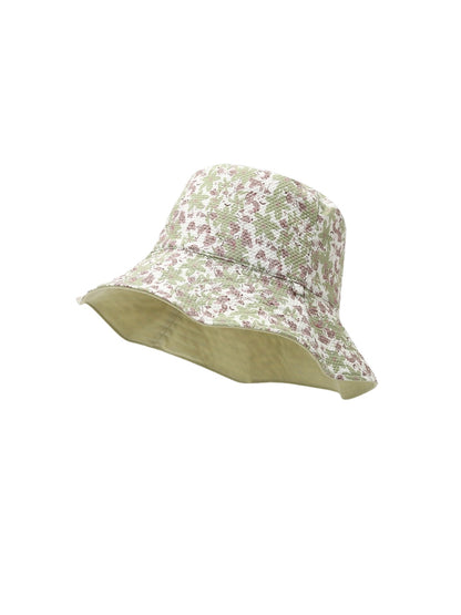 Haila – Floral Print Wide Brim Bucket Hat