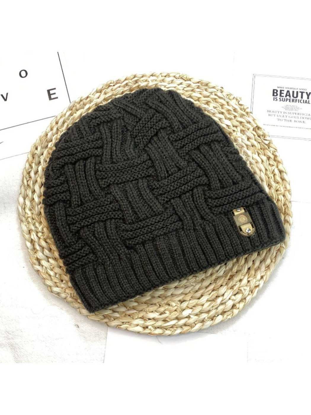 Haila - Elderly Unisex Thermal Ear-Flap Knitted Beanie