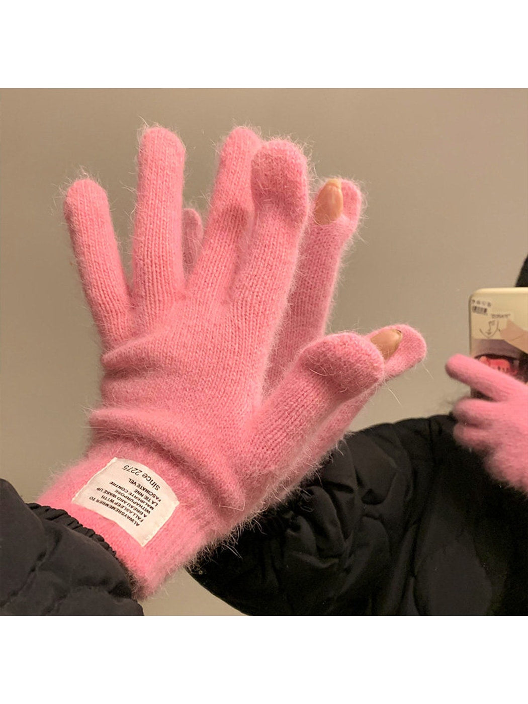 Gloving - Simple Label Patch Women's Winter Gloves