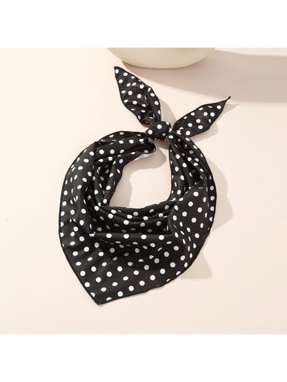 Scarvii Polka Dot Triangle Scarf