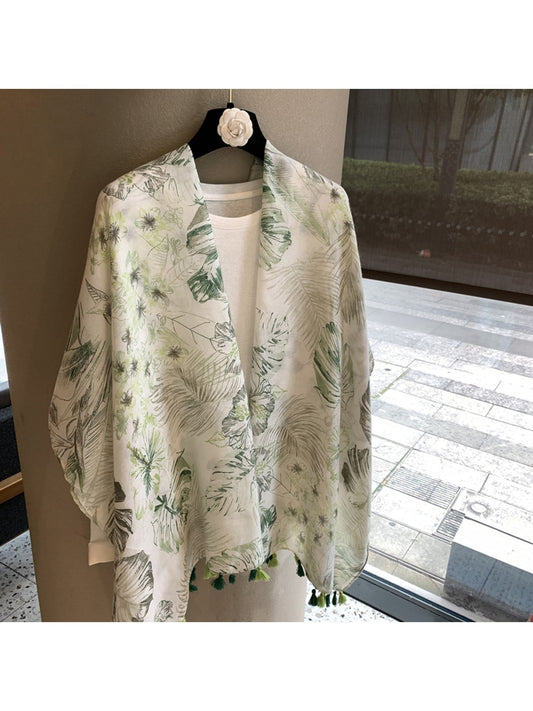 Scarvii Minimal Botanical Shawl Scarf product image