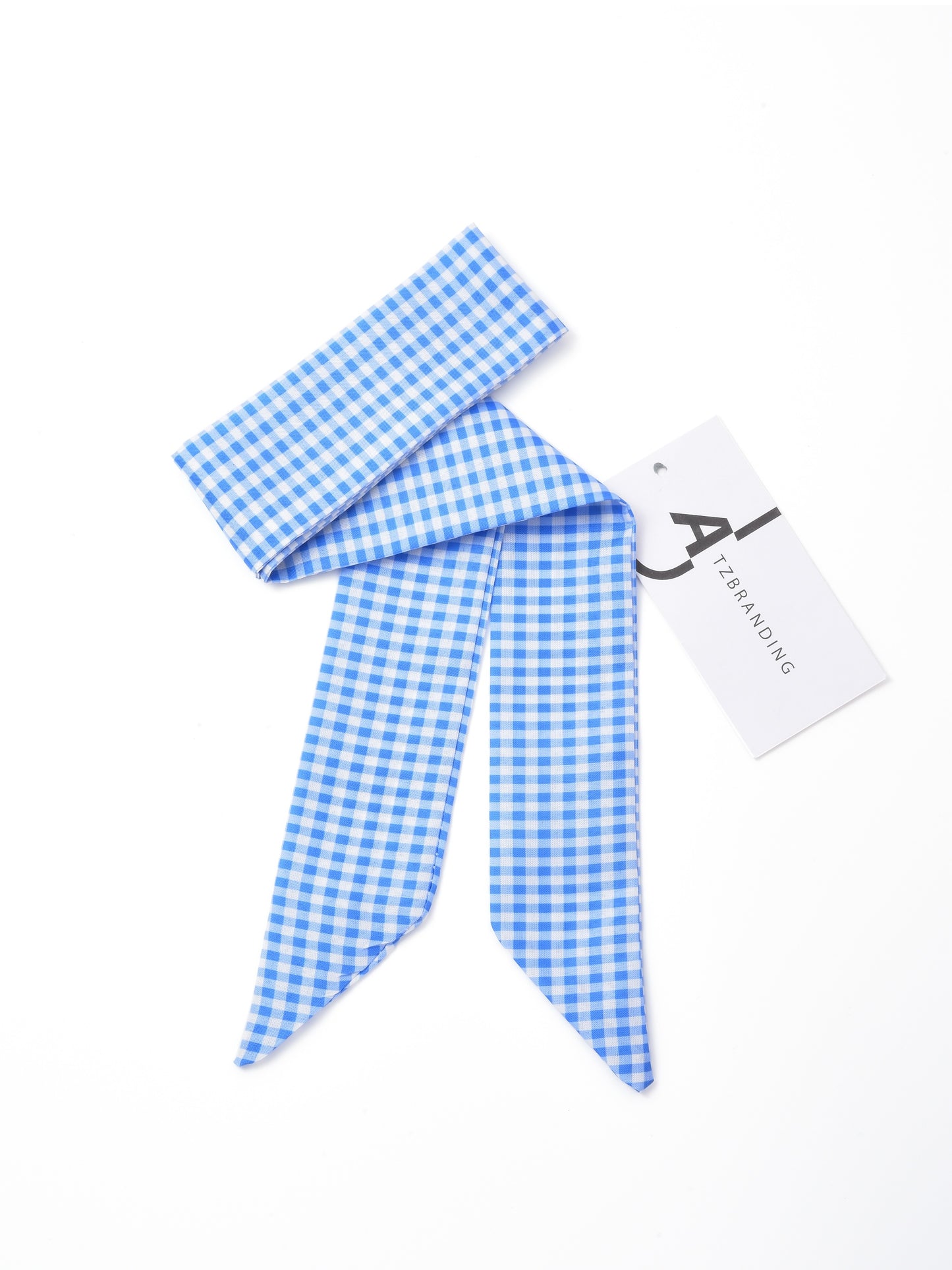 Scarvii - Classic Repeat Print Skinny Scarf