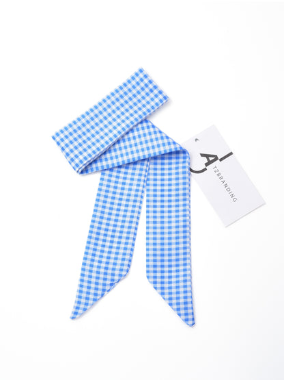 Scarvii - Classic Repeat Print Skinny Scarf