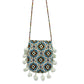 Cosbai - Retro Atlas-Pattern Knit Shoulder Bag - Vintage & Practical