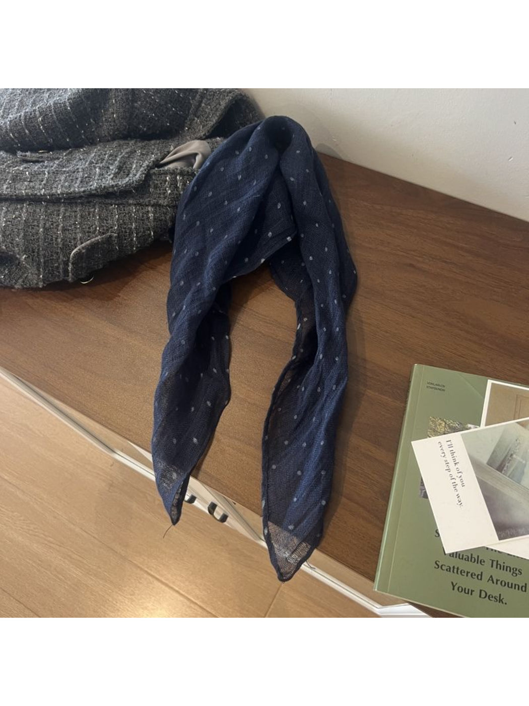 Scarvii Lightweight Floral Triangle Scarf