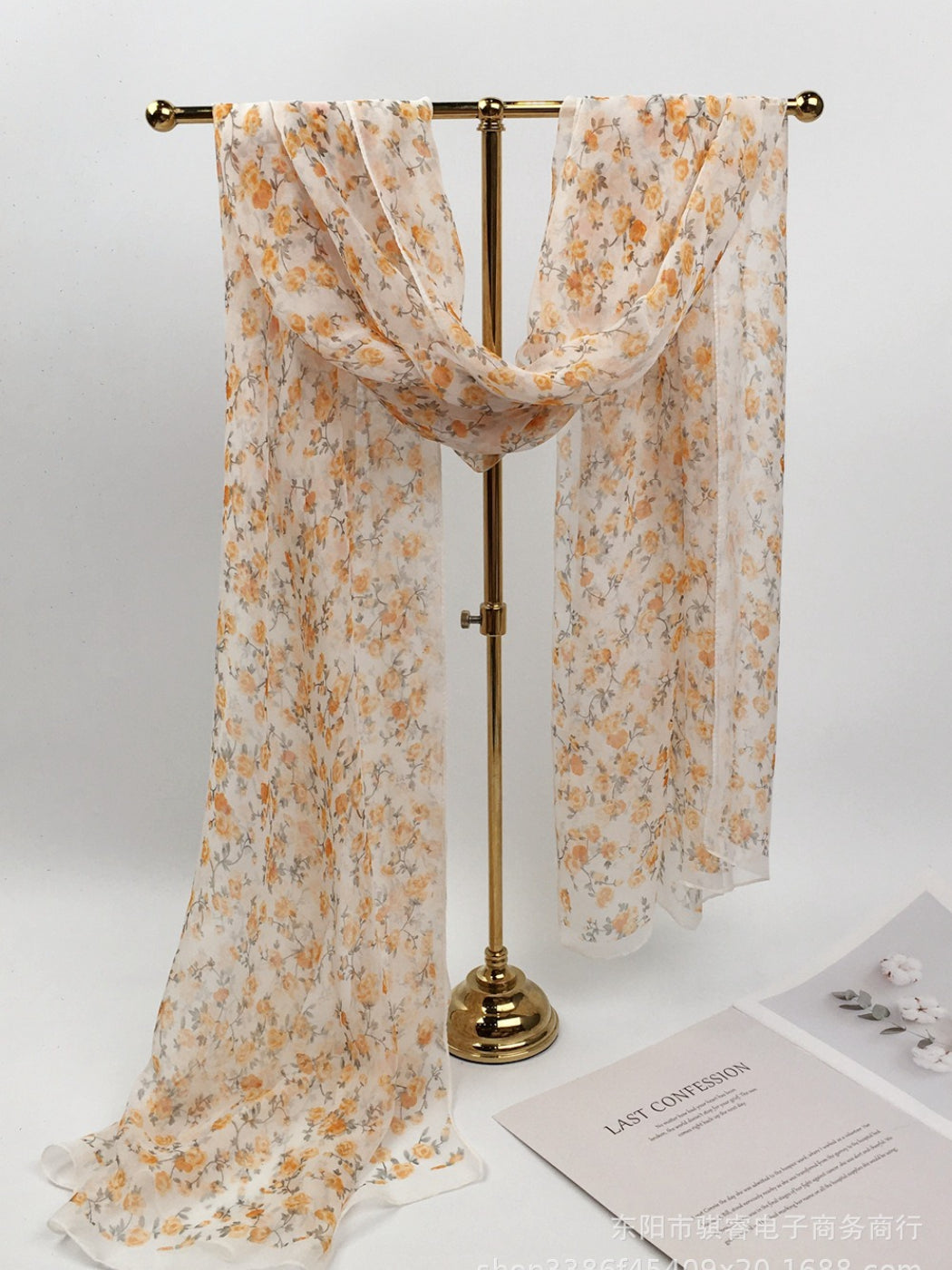 Scarvii - Floral Print Scarf & Shawl