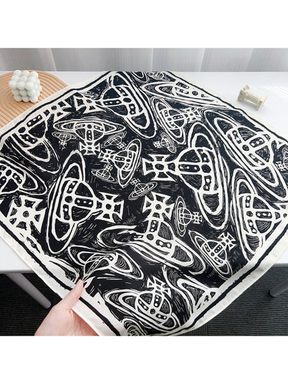 Scarvii - Modern Abstract Print Square Scarf