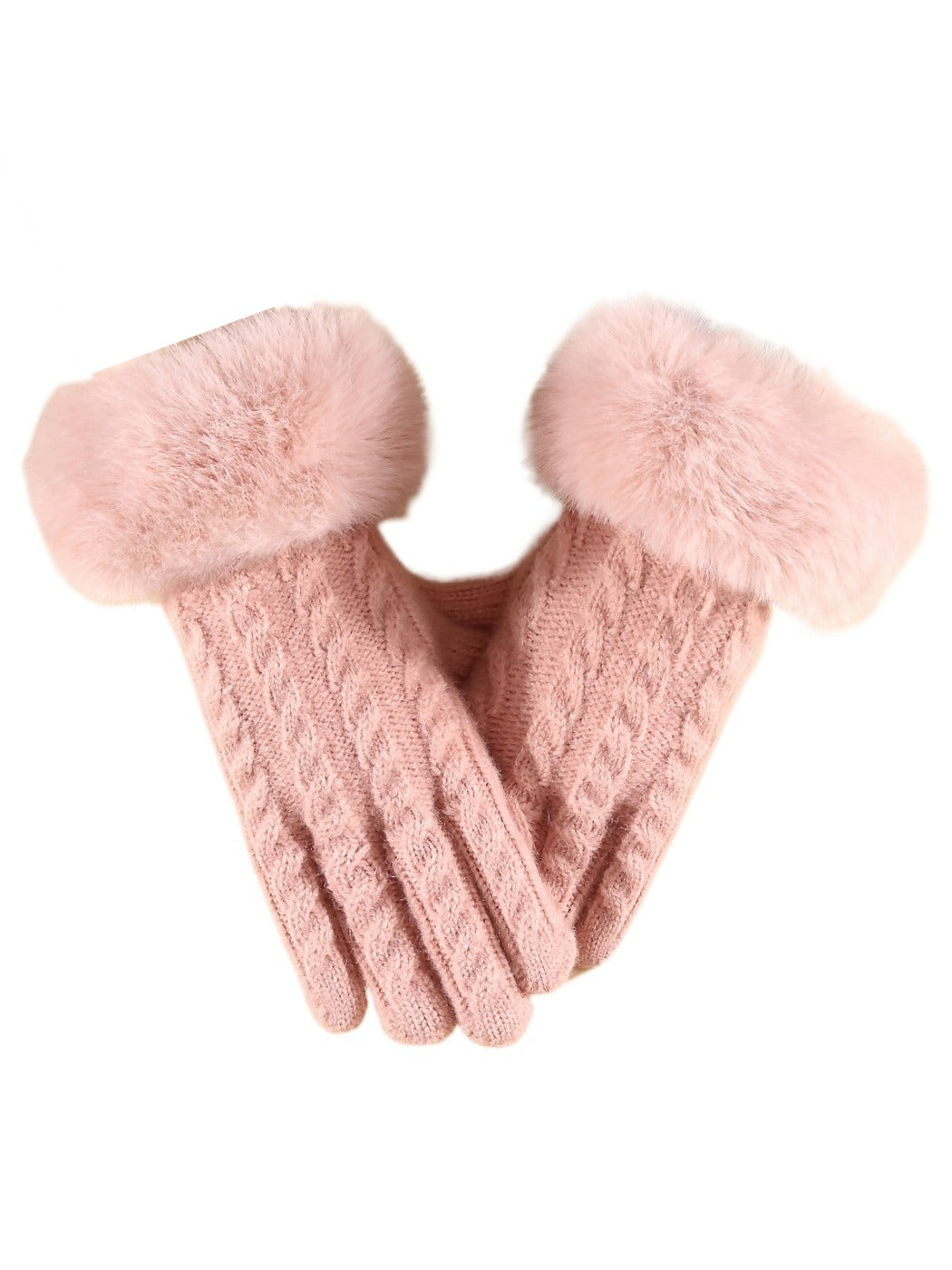 Gloving - Elegant Gloves with Fur Cuff