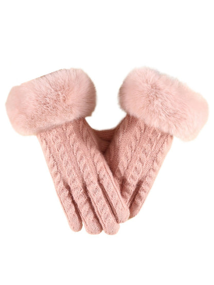 Gloving - Elegant Gloves with Fur Cuff