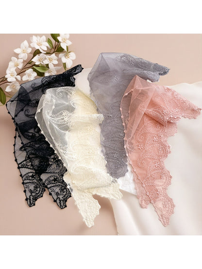 Scarvii - Lace Paisley Decorative Bandana Scarf