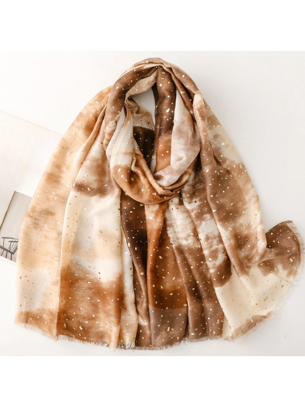 Scarvii - Abstract Wash Texture Soft Scarf