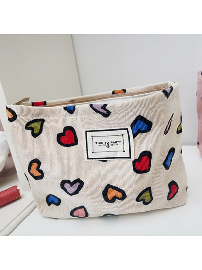 Cosbai - Colorful Heart Pouch