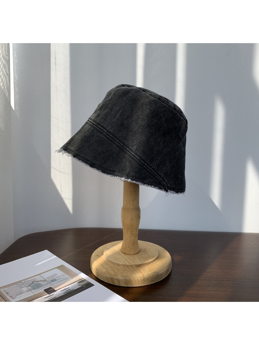 Haila - Raw Edge Washed Bucket Hat