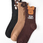 Rufia - Bear Print Winter Socks