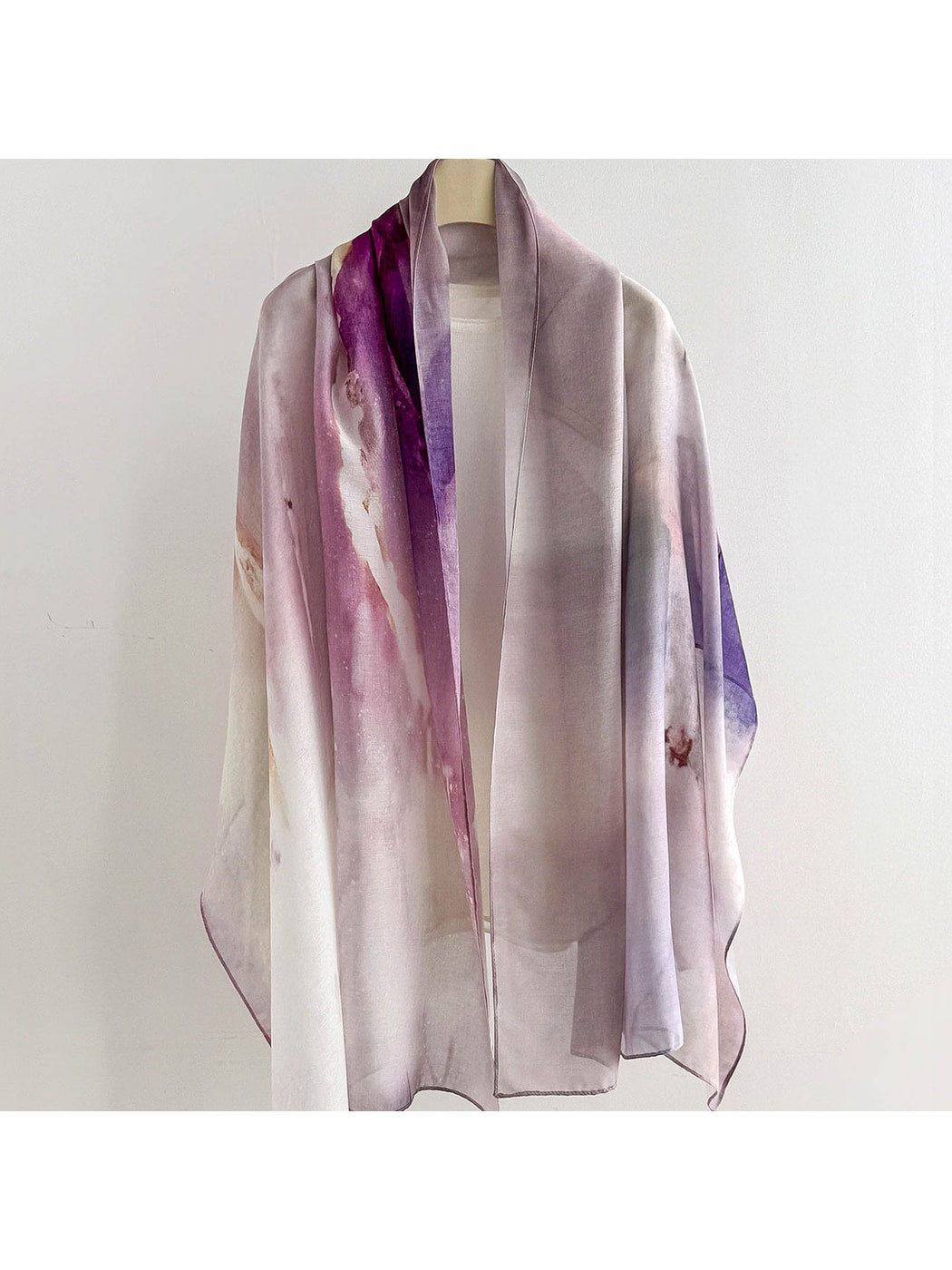 Scarvii - Flowing Floral Print Summer Wrap Scarf