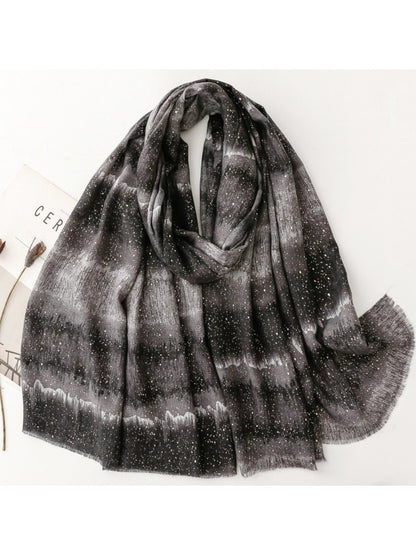 Scarvii - Unique Gradient Scarf & Shawl with Polka Dots