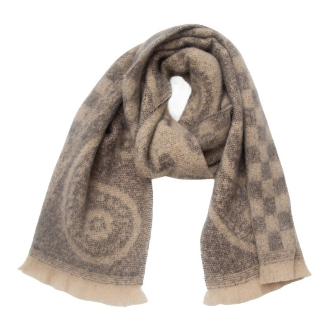 Scarvii - Colorful Paisley Print Winter Scarf