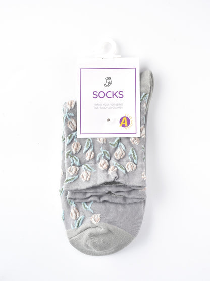 Rufia – Capsule Tulip Pattern Crew Socks