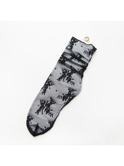 Rufia - Romantic Sheer Lace Crew Socks product image 3