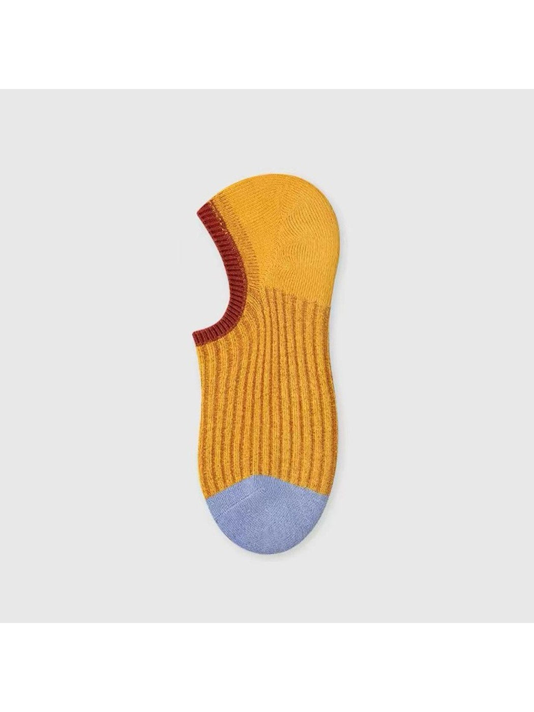 Rufia - Striped Colorblock Candy-colored Low Ankle Socks
