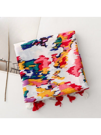 Scarvii - Modern Brush Pattern Scarf
