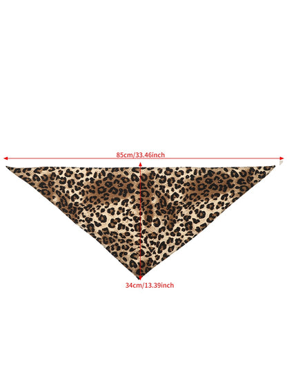Scarvii - Chic Butterfly Print Triangle Bandana