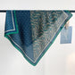 Scarvii - Two-Tone Paisley Print Square Scarf
