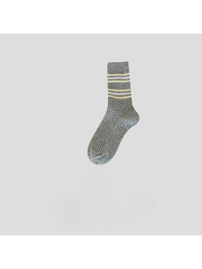 Rufia - Speckled Rib Crew Socks