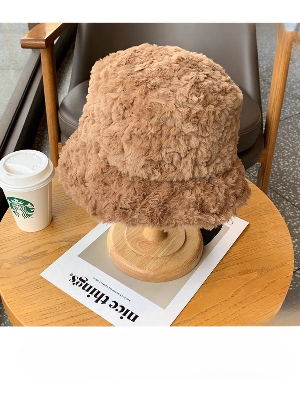 Haila - Soft Fuzzy Winter Bucket Hat