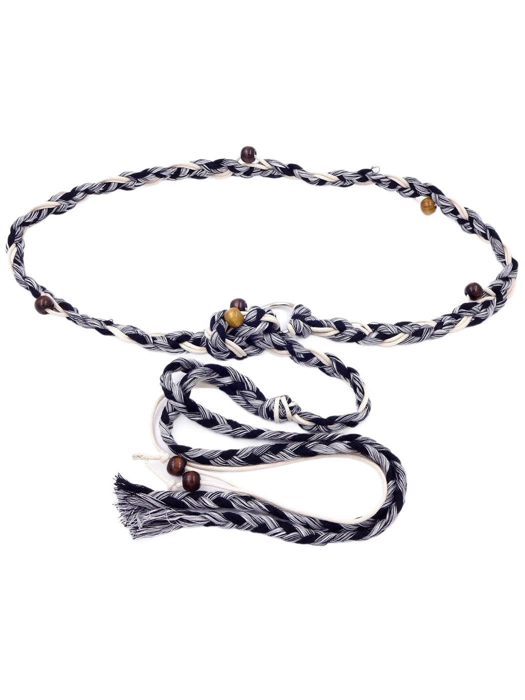 Beco - Colorblock Decorative Braided Waist Chain