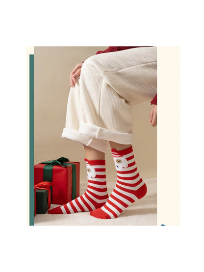 Rufia - Fine Knit Mid-Calf Socks