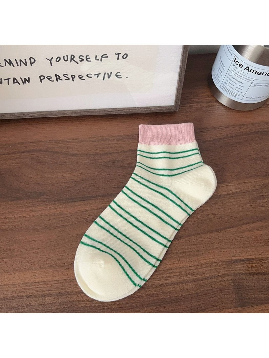 Rufia - Classic Striped Casual Ankle Socks