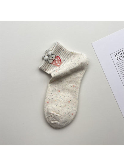 Rufia Solid Blue Low Cut Socks product image